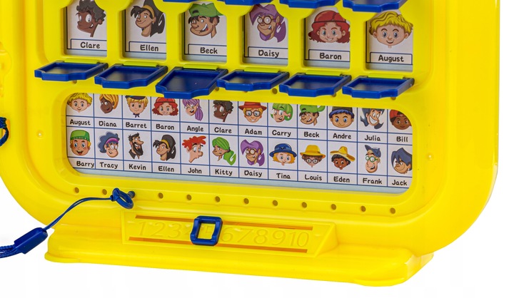 Gra Rodzinna Pamięciowa Edukacyjna "Zgadnij Kto?" 4 Plansze Tablica Karty