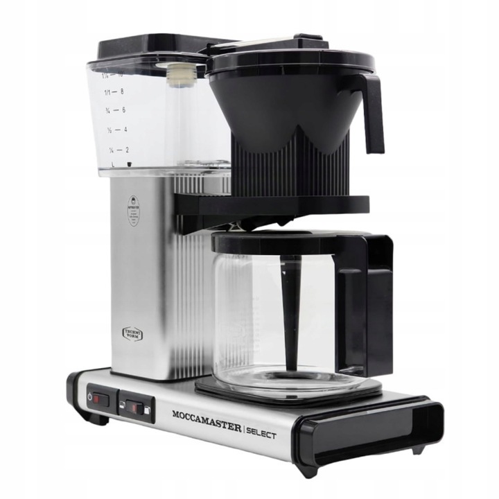 Ekspres przelewowy do kawy Moccamaster Select KBG 741 1,25l Srebrny Matowy