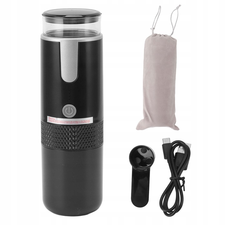 TURYSTYCZNY EKSPRES DO KAWY DO KAPSUŁEK K + WKŁADÓW Z PROSZKIEM PRZENOŚNY