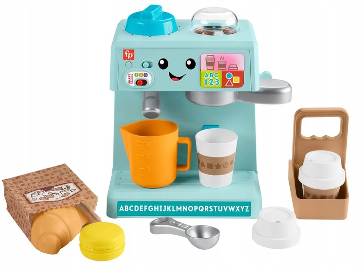 EDUKACYJNY INTERAKTYWNY EKSPRES DO KAWY UCZ SIĘ I ŚMIEJ ŚWIATŁO DŹWIĘK AKC.