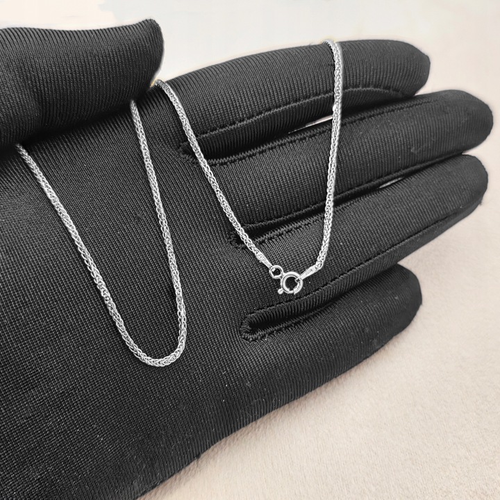 Łańcuszek Srebro pr. 925 Elegancki Damski Rodowany Spiga | 55 cm x 1,2 mm