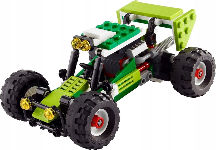 LEGO 31123 CREATOR SAMOCHÓD TERENOWY BUGGY KOPARKA QUAD 3w1
