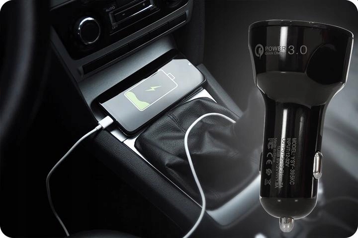 Ładowarka Samochodowa USB do Telefonu Tableta