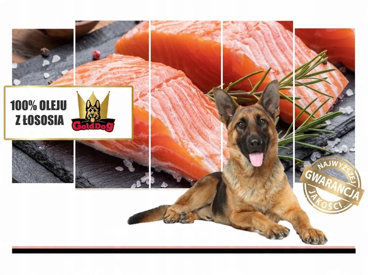 Olej z Łososia 1l dla psa i kota GoldDog