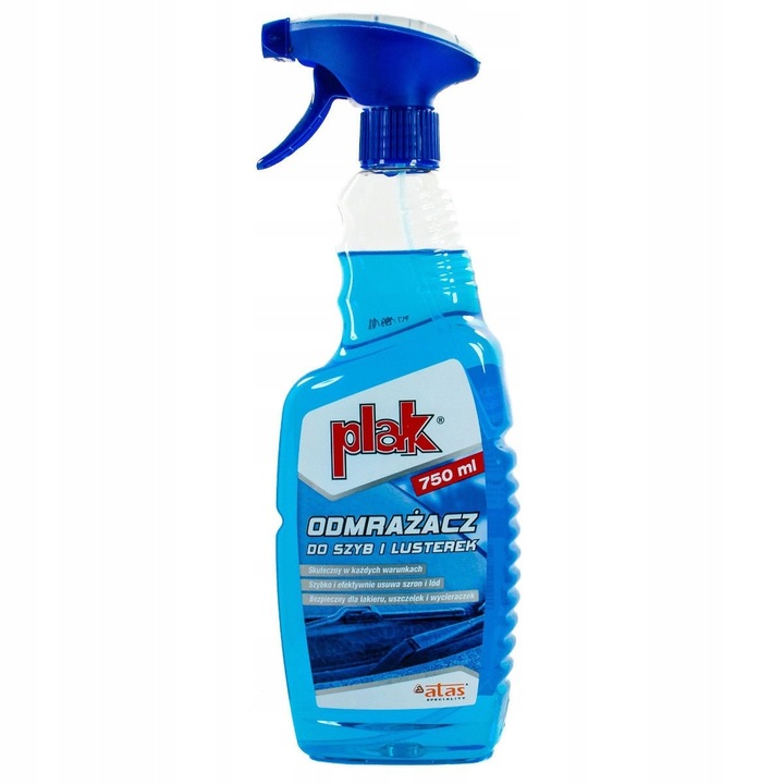 4x MOCNY odmrażacz do szyb w atomizerze PLAK 750ml