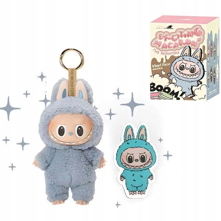 La-bubu Monster Brelok 18cm Urocza Torebka Brelok Zawieszka 6szt