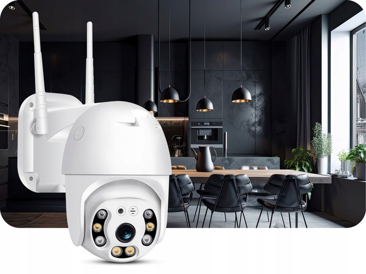 KAMERA WIFI IP SMART OBROTOWA ZEWNĘTRZNA 1080p FULL HD 2MP ZOOM 4x DETEKCJA