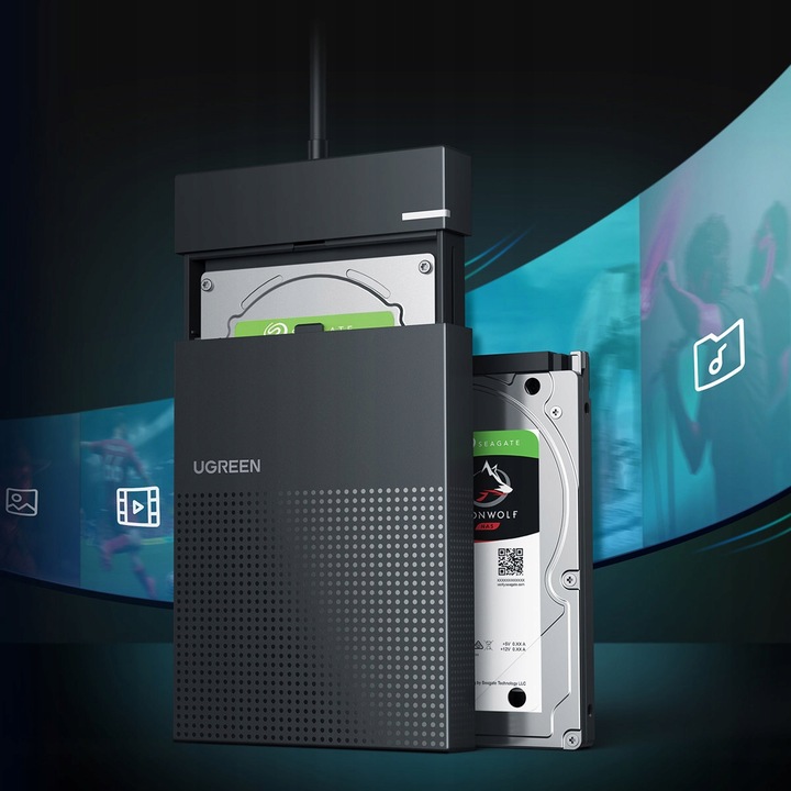 UGREEN OBUDOWA KIESZEŃ NA DYSK 2,5 HDD SSD 5Gbps ZE ZŁĄCZEM USB 3.2 Gen 1
