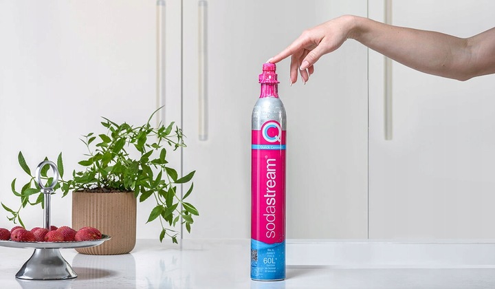 NABÓJ CO2 do saturatora SodaStream RÓŻOWY