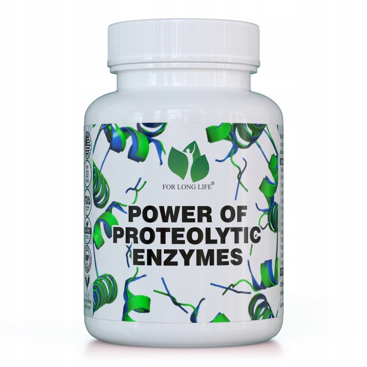 For long life POWER OF PROTEOLYTIC ENZYMES - lumbrokinaza, nattokinaza, ATP