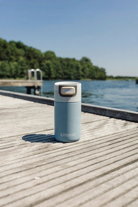 Kambukka kubek termiczny Etna 300ml Breezy Blue termos na kawe podróżny
