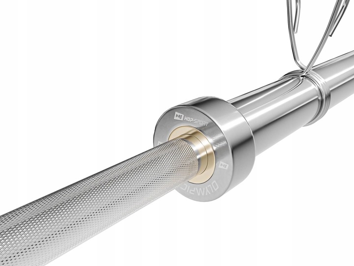 Gryf olimpijski prosty do sztangi pełny odlew ze stali 220cm 320kg zaciski