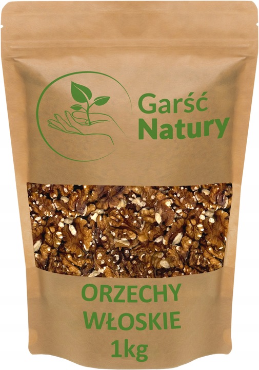 ORZECHY WŁOSKIE ŁUSKANE 1 kg POŁÓWKI Łuskane ŚWIEŻE Naturalne