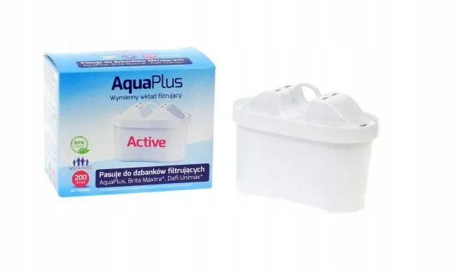 Filtr Aquaplus Active wkład do dzbanka filtrującego wodę 10 szt.