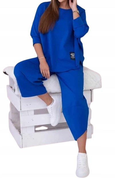 KOMPLET luźny biały