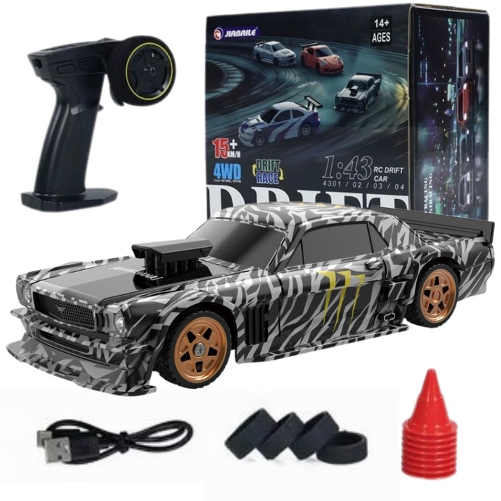 AUTO RC DO DRIFTU SAMOCHÓD ZDALNIE STEROWANE NA PILOT AUTKO ŻYROSKOP GYRO