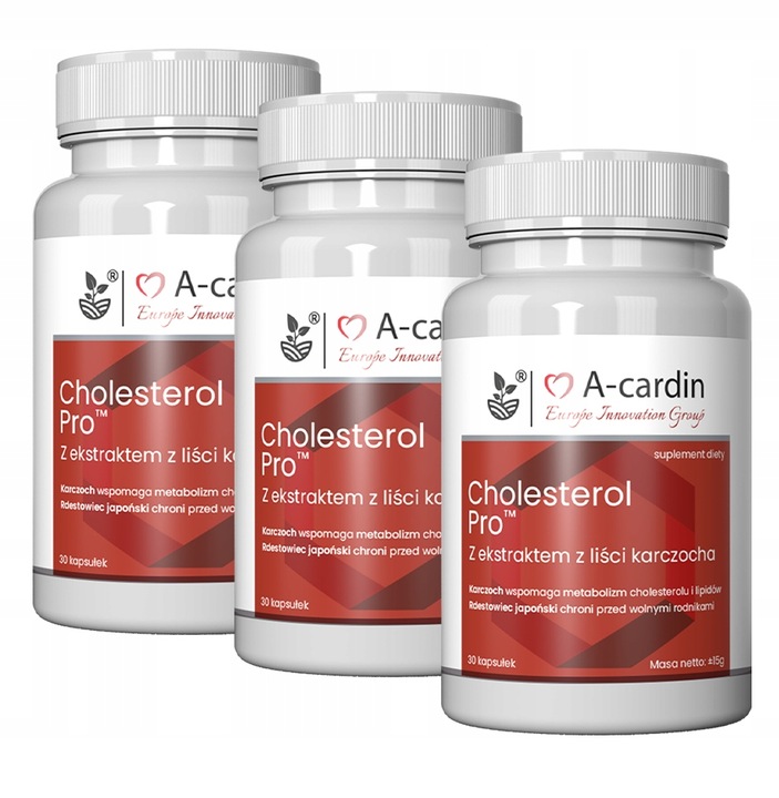 A-cardin Pro Cholesterol Serce karczoch acardin a cardin kapsułki 30 szt.