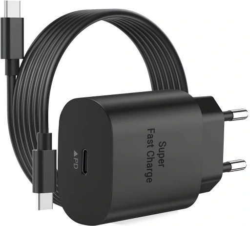 SZYBKA ŁADOWARKA DO TELEFONU SAMSUNG KOSTKA 25W + KABEL USB-C 1M