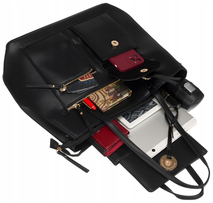 Peterson duża torebka damska torba klasyczna shopper bag modna A4