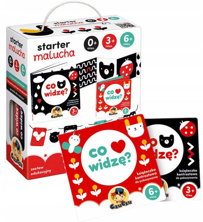 CzuCzu Starter malucha Co widzę 0-3-6 mies.+
