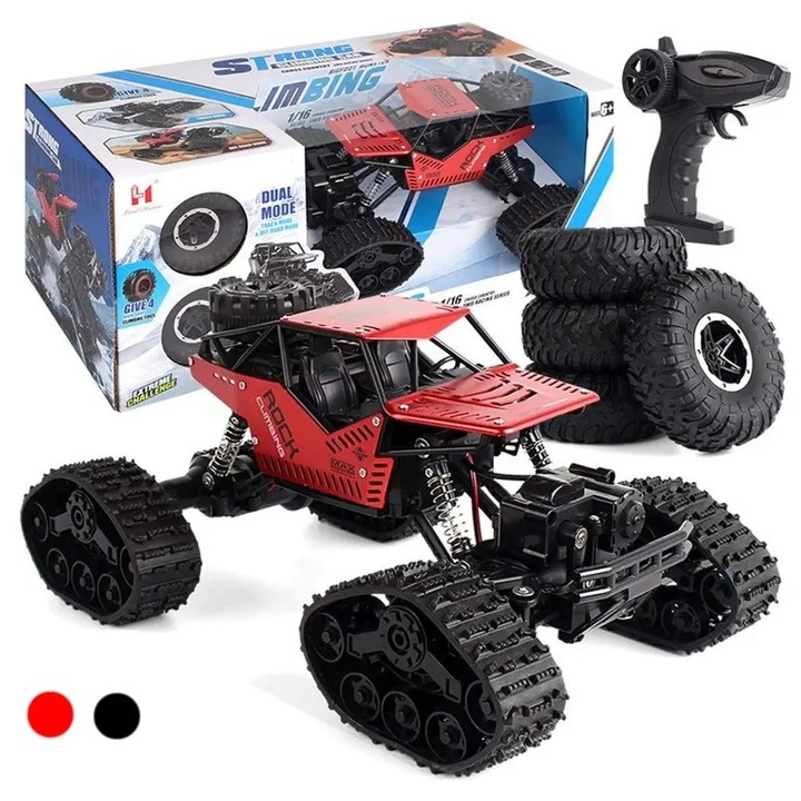 Samochód Ikonka RC Rock Crawler LHC012 czerwony