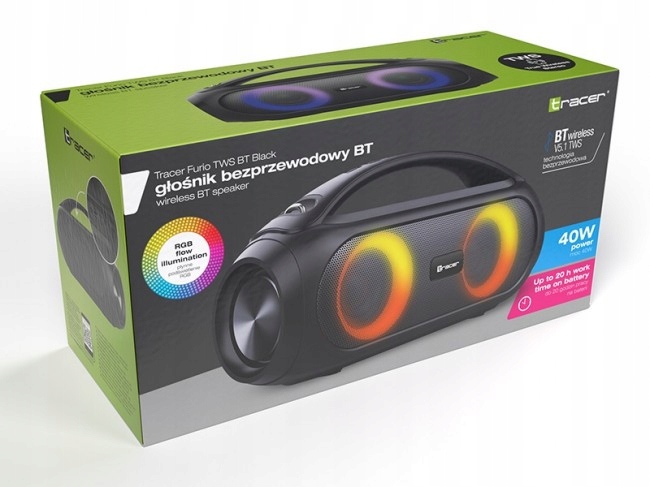 Głośnik Tracer Furio TWS BLUETOOTH BLACK