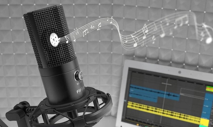 MIKROFON DO KOMPUTERA FIFINE T669 USB ZESTAW STATYW STUDYJNY RAMIĘ POPFILTR