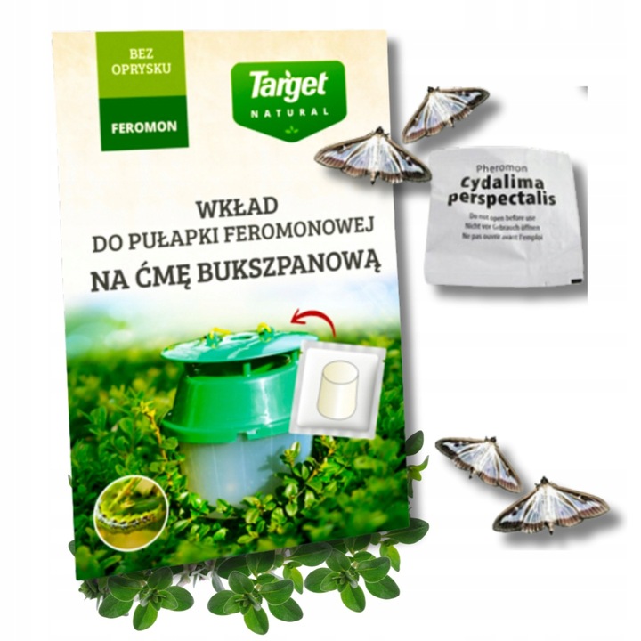 Wkład Feromonowy Do Pułapki Na Ćmę Bukszpanową Zwalcza SZKODNIKI TARGET EKO