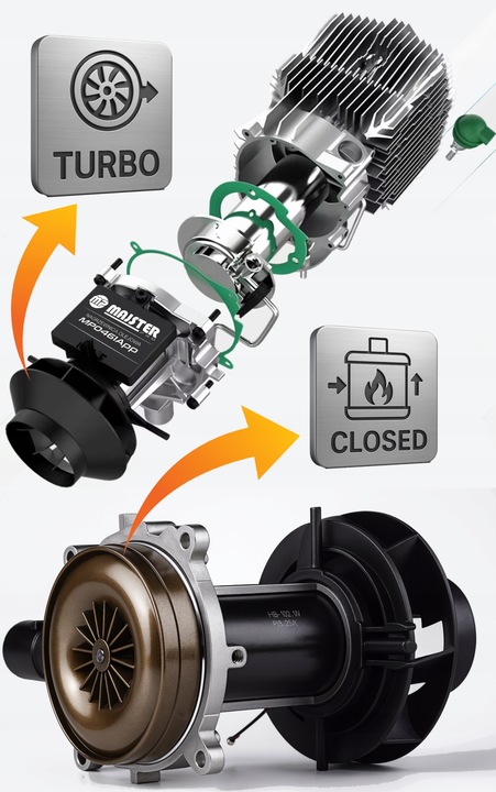 nagrzewnica spalinowa DMUCHAWA olejowa OGRZEWANIE postojowe WEBASTO MP0461