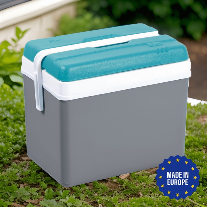 LODÓWKA TURYSTYCZNA 35L na WKŁADY MROŻĄCE do auta KAMPERA łodzi chłodząca