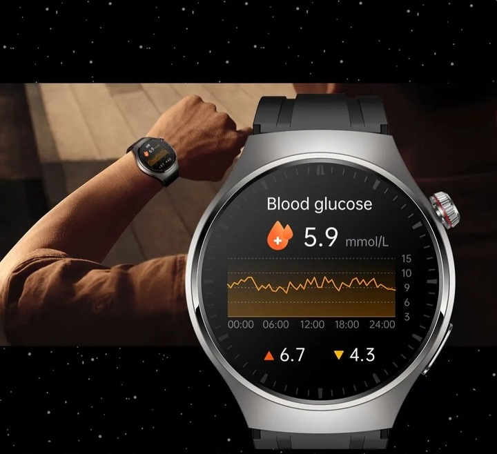 Zegarek Smartwatch AMOLED POMIAR CURKU EKG Glukoza BMI ROZMOWY CIŚNIENIE
