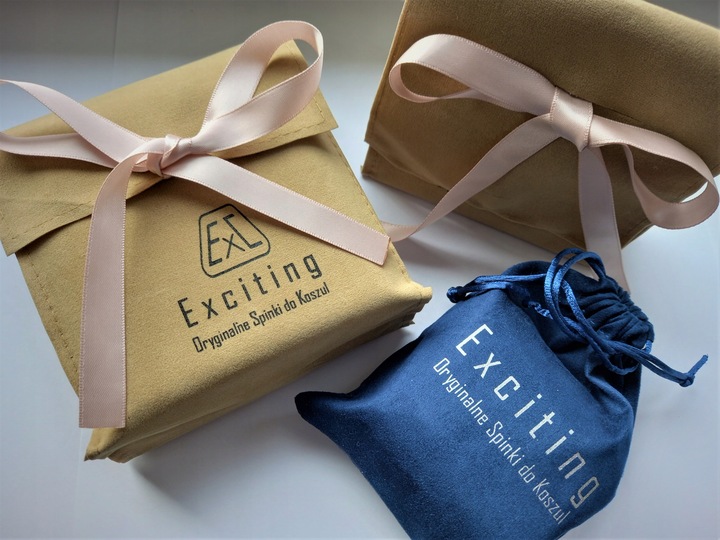 Spinki do mankietów EXC Ptak Bażant Przepiórka dla Myśliwego w Szkatułce