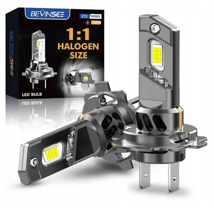 H7 LED 70W +300% ŻARÓWKI 20000LM Z22 SERIES 6500K White Xenon CANBUS 2 SZT