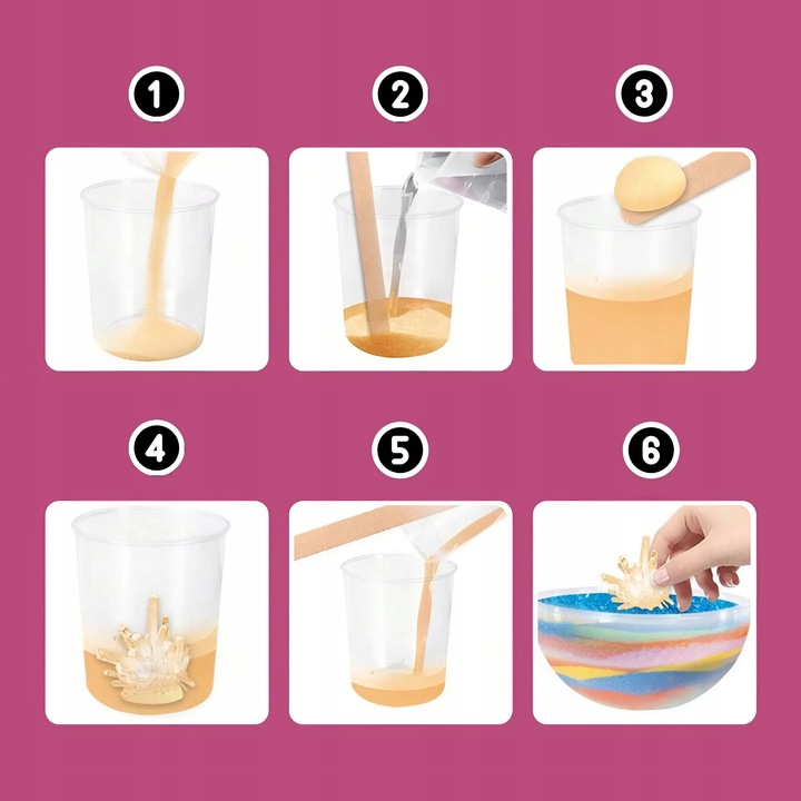 ZESTAW KREATYWNY DO TWORZENIA KRYSZTAŁ JEDNOROŻEC TERRARIUM DIY DLA DZIECI