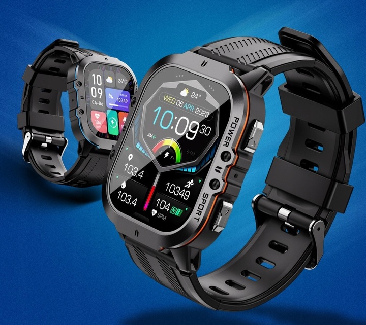 SMARTWATCH MĘSKI C26 AMOLED MENU PL WODOODPORNE KROKOMIERZ watch ZEGAREK