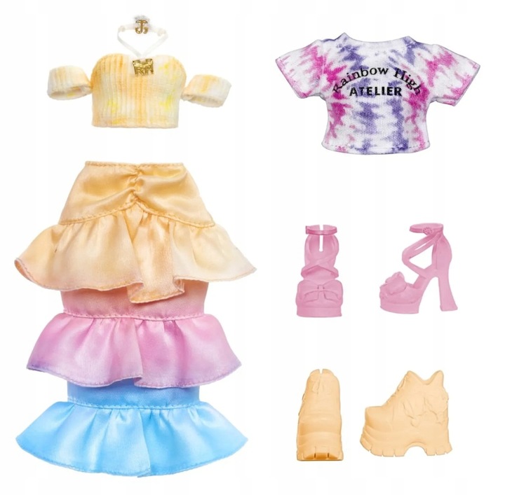 RAINBOW HIGH WATERCOLOR & CREATE LALKA DO MALOWANIA BRĄZOWE OCZY 507598