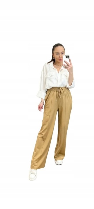 Spodnie Włoskie Wiya Wiskoza Uni Coloniale