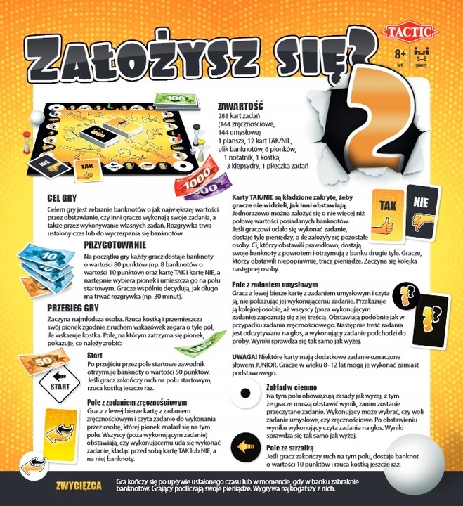 Tactic Imprezowa Gra Założysz się 2?
