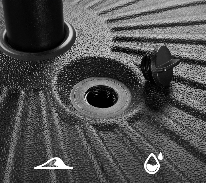 Podstawa Okrągła Wypełnienie Piaskiem Wodą Obciążnik Parasola Ogrodowego