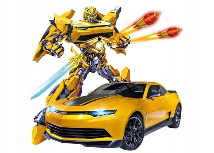 STEROWANY ROBOT SAMOCHÓD AUTOBOT 2w1 AUTO z transformacją USB Akumulator
