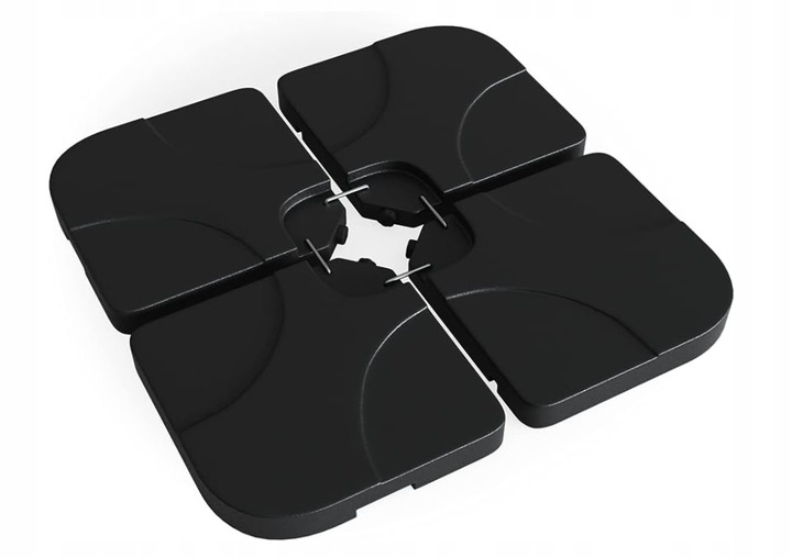 Obciążniki podstawa do parasola pawilonu 4szt wypełnienie woda piasek