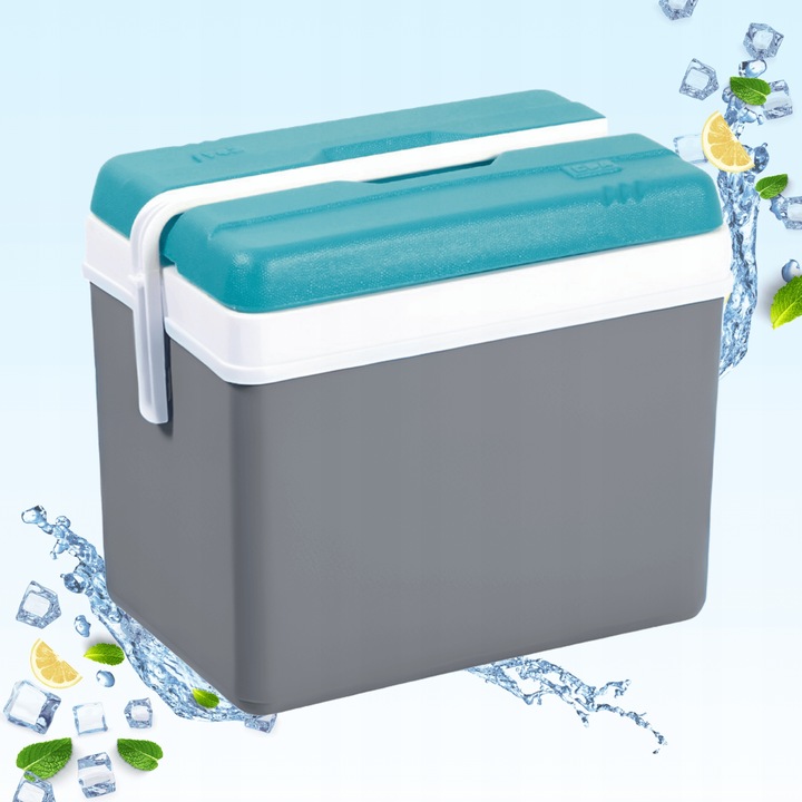 LODÓWKA TURYSTYCZNA 35L na WKŁADY MROŻĄCE do auta KAMPERA łodzi chłodząca