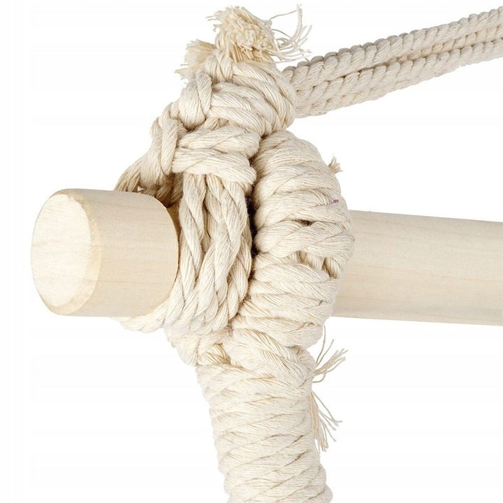 Hamak brazylijski beżowy z poduszką