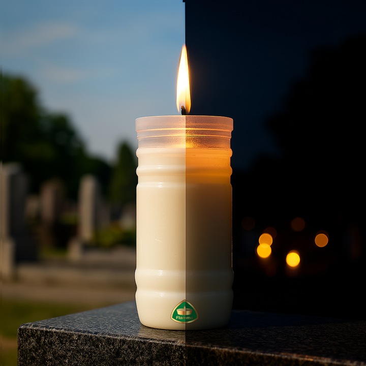 Wkłady do Zniczy Rewelacyjne na Upał Parafinowe 7dni x12 Długopalące do168h