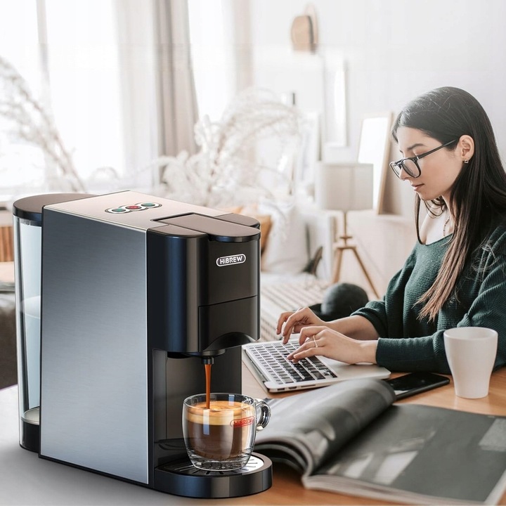 Ekspres Kapsułkowy do Kawy Ciśnienie 19 bar Moc 1450 W 5w1