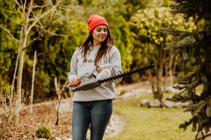 NOŻYCE ELEKTRYCZNE DO ŻYWOPŁOTU KRZEWÓW GAŁĘZI SEKATOR LEHMANN 1500W OSTRE