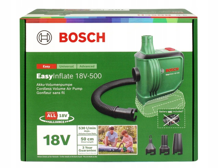 POMPKA KOMPRESOR EASYINFLATE 18V-500 BOSCH korpus