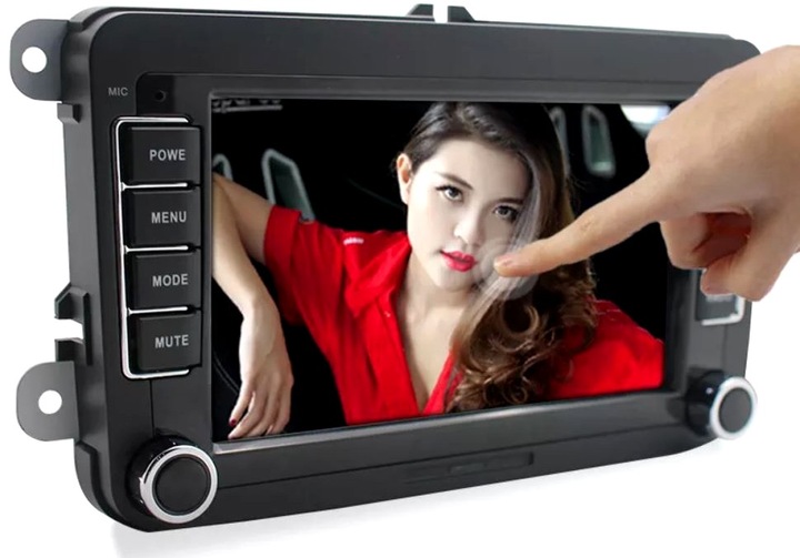 RADIO 2DIN NAWIGACJA GPS VW PASSAT GOLF SUPERB TOURAN TIGUAN CADDY ANDROID