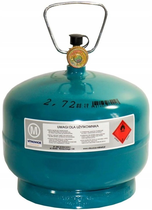 BUTLA GAZOWA 2 KG PROPAN-BUTAN TURYSTYCZNA