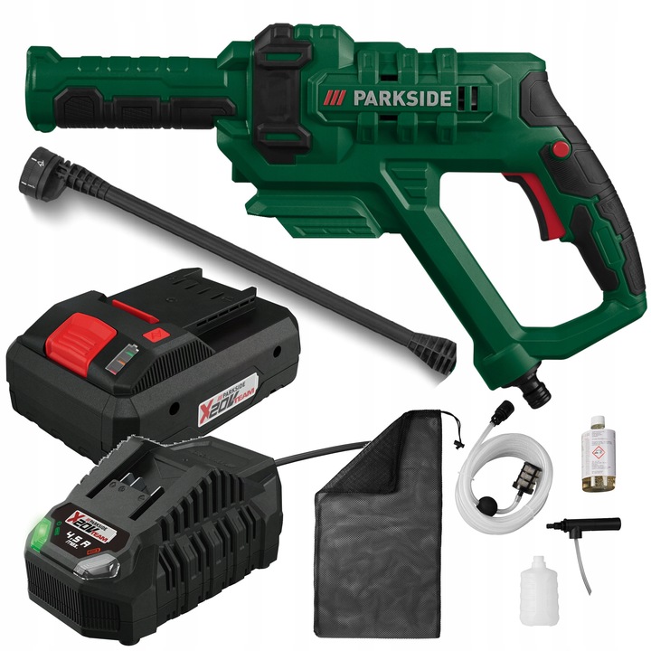 PARKSIDE Myjka ciśnieniowa akumulator 4Ah smart bezprzewodowa myjka 25 bar